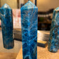 Tour d'apatite bleue (95 mm)