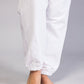 White fleece pants