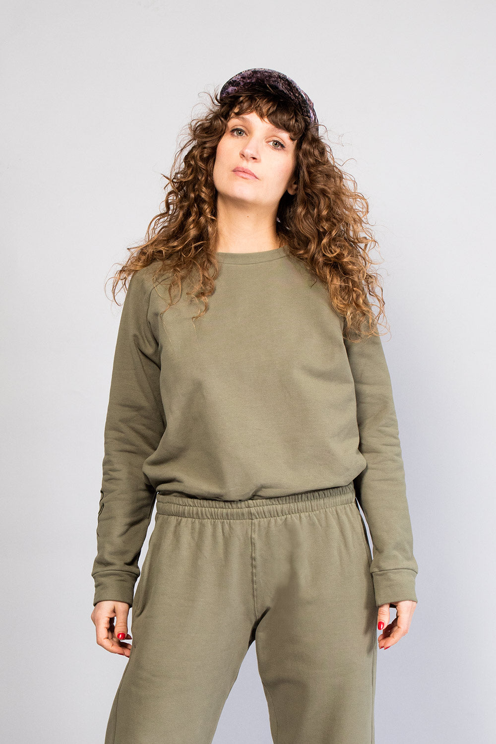 Pull molleton femme