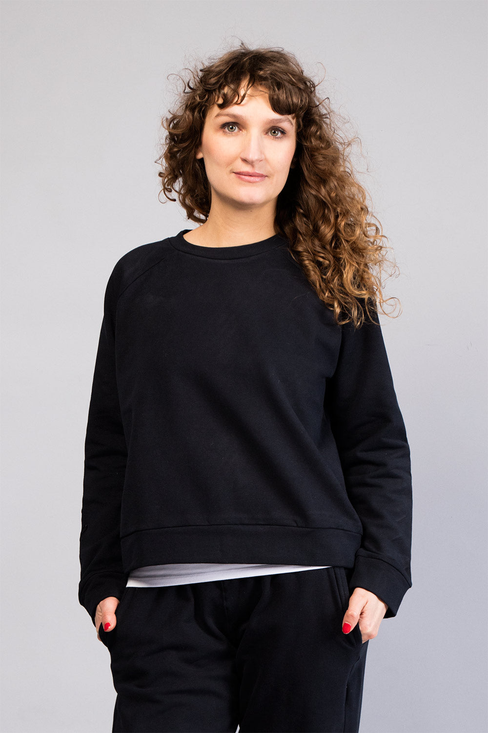 Pull outlet molletonné femme