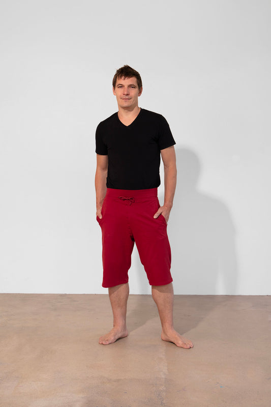 Short Mahan - rouge bordeaux - Breath of Fire