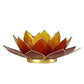 Lotus 7° candle holder 3 colors gold edges