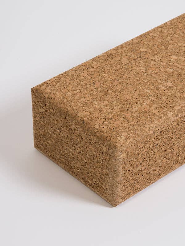Natural cork block