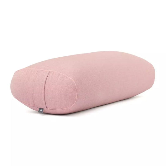 OVAL CLASSIC Dobby pink yoga bolster