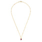 Raw Gemstone Necklaces: Ruby