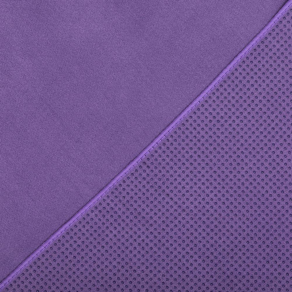 Serviette pour le yoga GRIP anti-glisse avec picots - violet