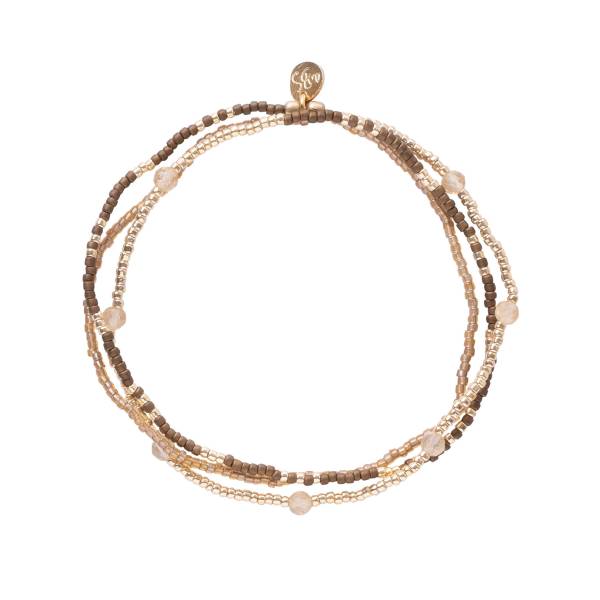 Golden Welcome bracelet with citrine stone