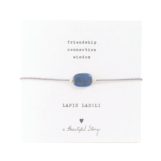 Lapislazuli-Kartenarmband