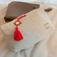 Bolster in organic cotton and Taupe buckwheat husks