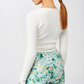 Wrap - pique cotton wrap - Claire - White blanc - Mandala