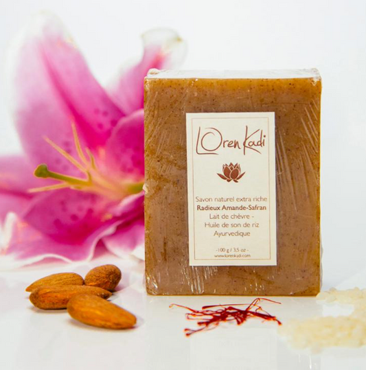 Handmade herbal Ayurvedic soap "Relaxing Jasmine Bergamot"-Sensual, Invigorating-100g