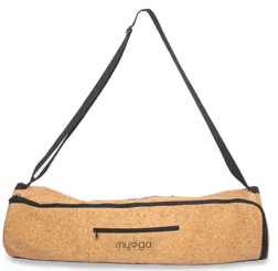 Tasche für Yogamatte Muster ecru 60cm