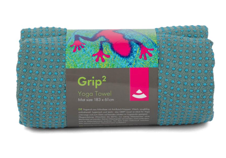 GRIP yoga towel - With moons print