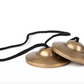 Tibetan cymbals with ornaments ca. 7.5 cm, 1 pair