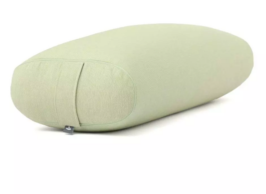 Bolster de yoga OVAL CLASSIC - vert clair olive