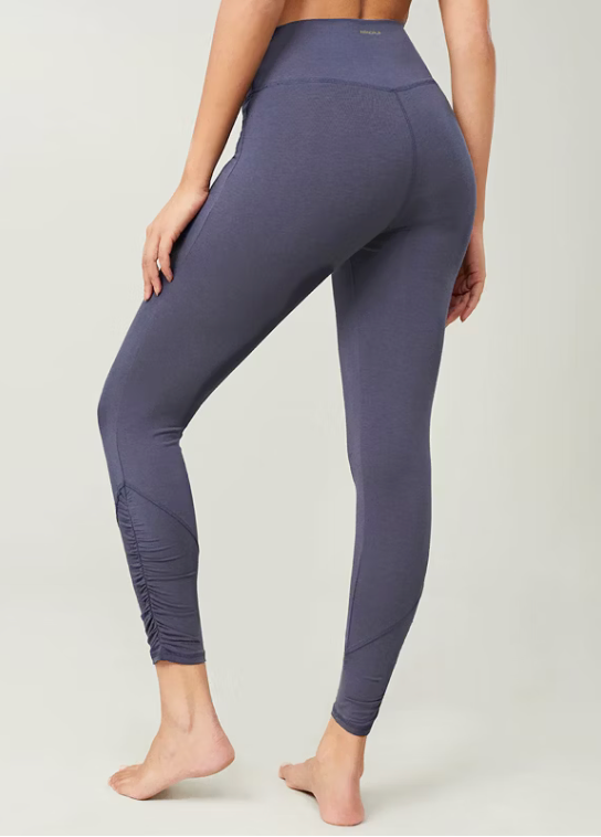 Barre Tight Hight Rise Leggings Mandala - Solid Green Seaweed