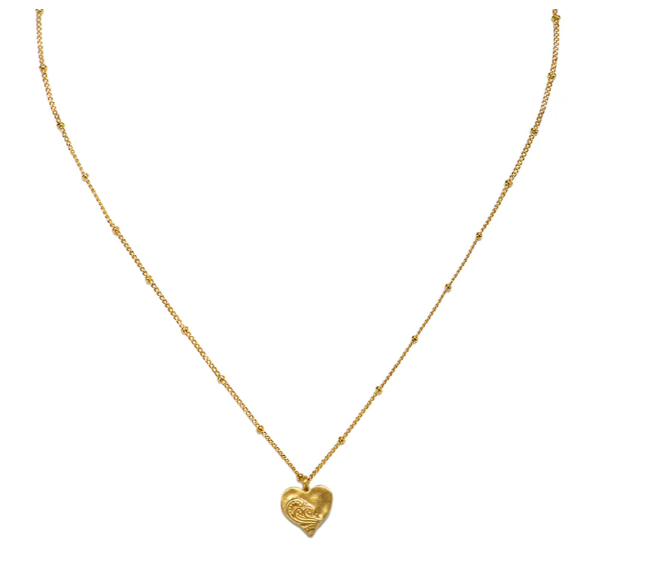 Collier "Spirit of Love Gold Heart" plaqué or 18k