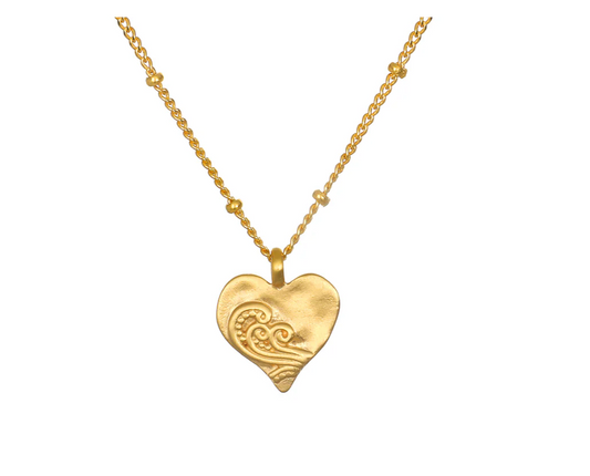 Collier "Spirit of Love Gold Heart" plaqué or 18k