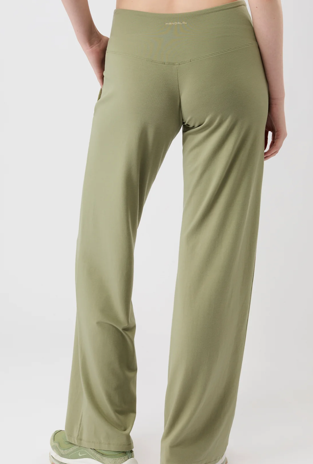 Wide Leg Workout Pant - Mossy - Mandala