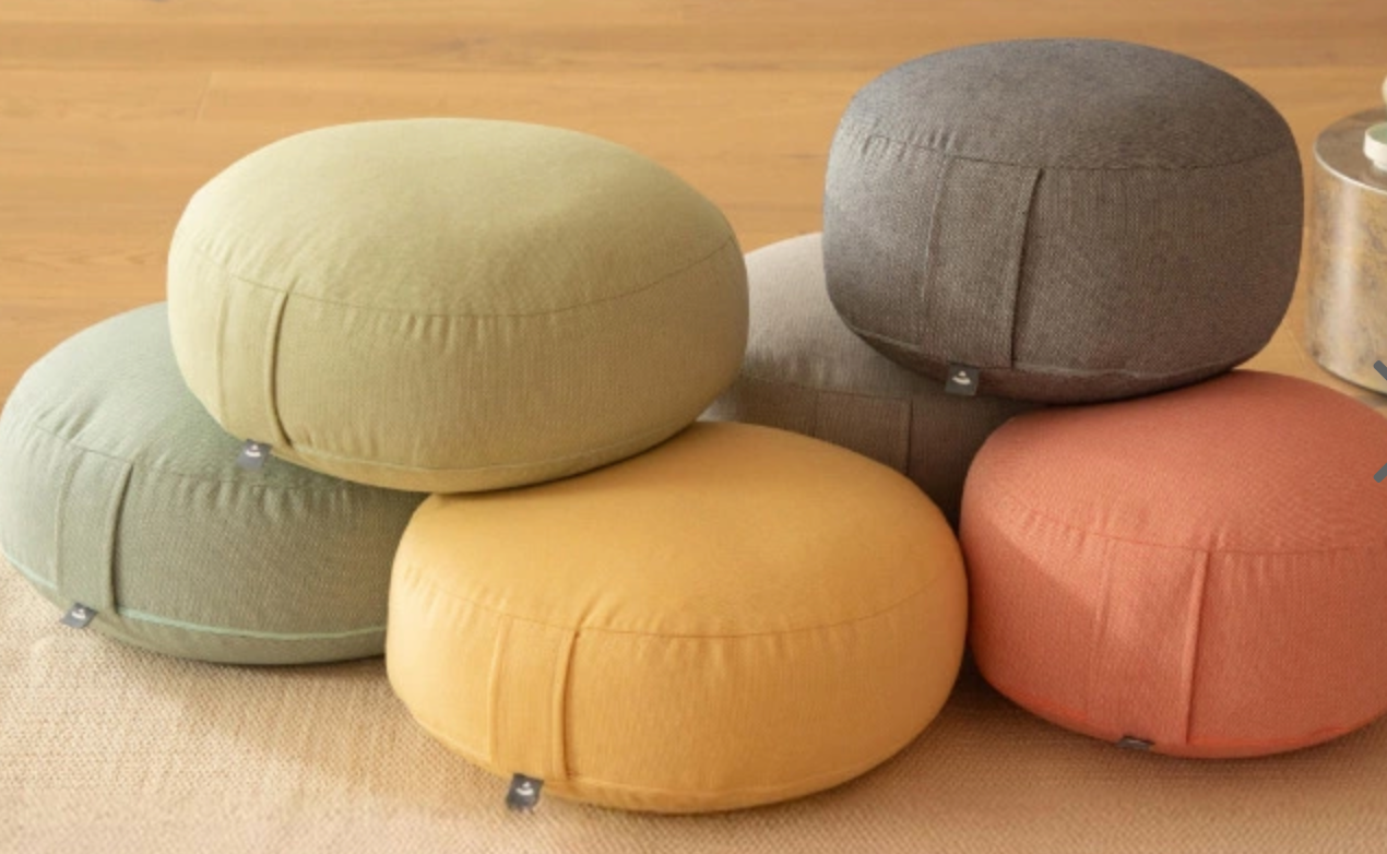 Meditation cushion ZAFU ECO olive green