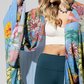 Mizar Kimono Dark purple