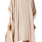 Kimono mi-long franches   - Boho