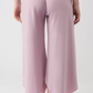 Roll-Over-Tulpenhose in natürlichem Tencel-Dschungelgrün – Mandala