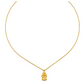 Collier "Ganesha" plaqué or 18k