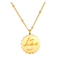 Collier "Prosperous Blessing Lakshmi" plaqué or 18k