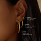 Boucles d'oreilles - Créoles "Hoop"