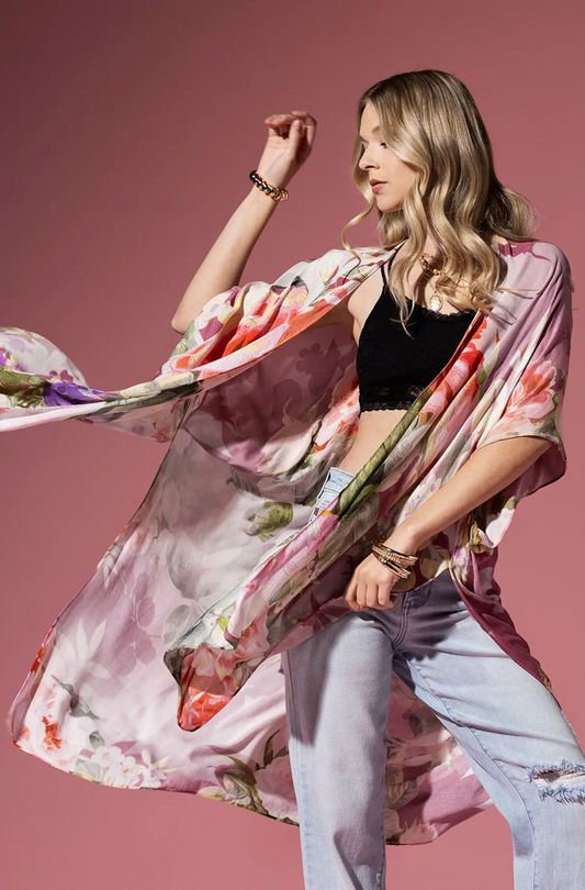 Mizar Kimono Dunkellila