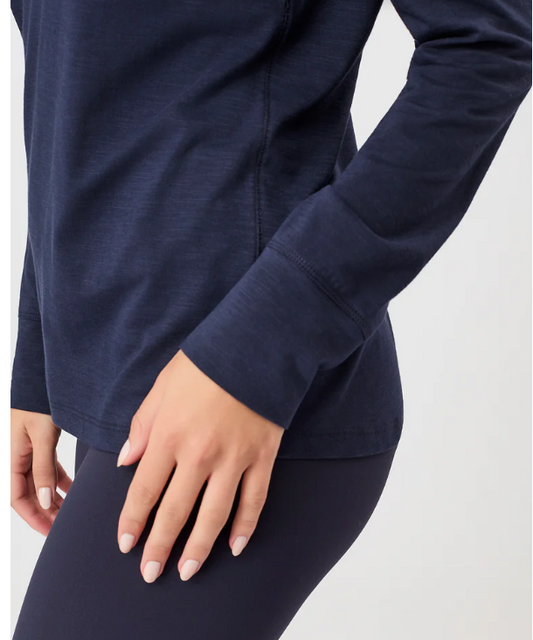Easy Longsleeve Shirt  -  Nightblue Sky