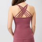 Infinity Top with Built-in Support Bra - Dreamer - Lilac