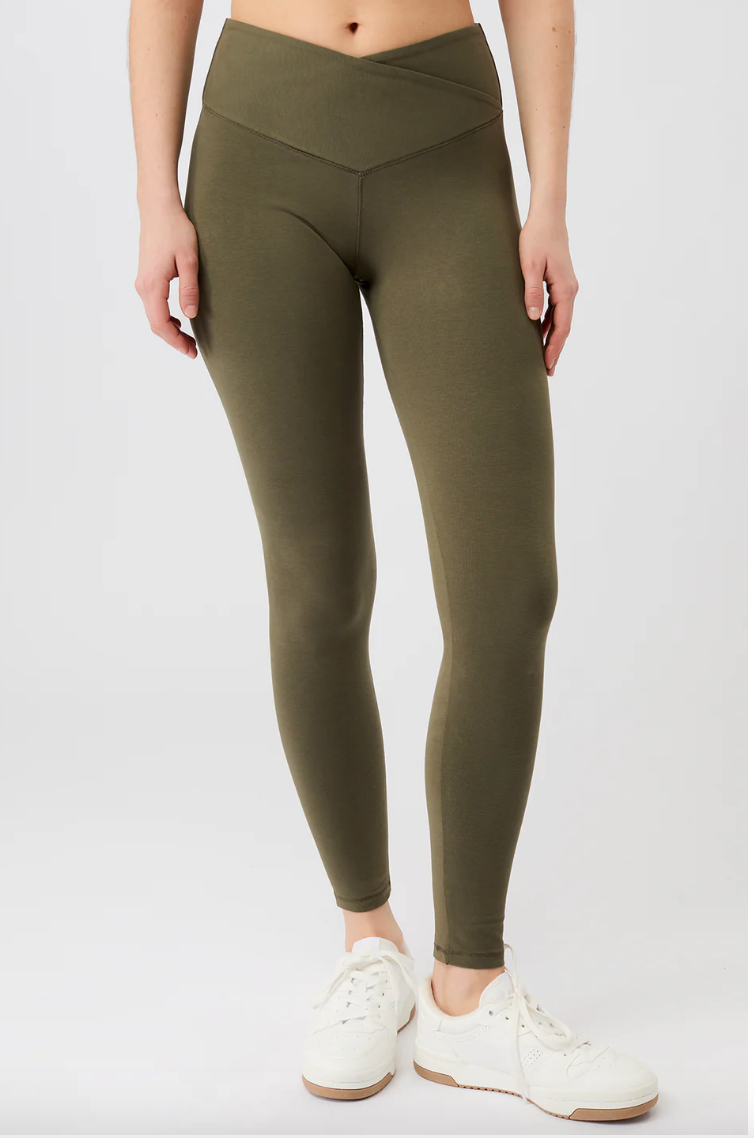 Bedruckte Mandala-Leggings mit hoher Taille und tropischem Blumendruck in Beige-Schwarz-Blau