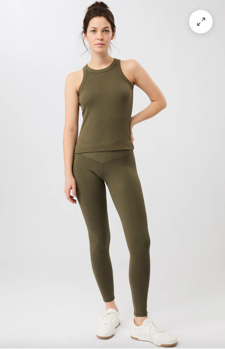 Bedruckte Mandala-Leggings mit hoher Taille und tropischem Blumendruck in Beige-Schwarz-Blau