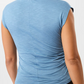New Cable Top with integrated support bra - White