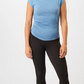 New Cable Top with integrated support bra - White