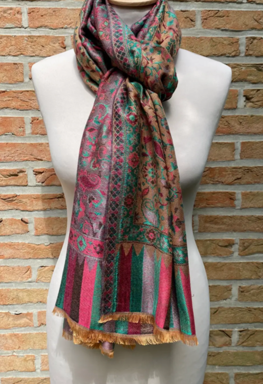 Echarpe châle - Scarf - Jacquard
