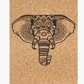 "Neutral" cork and rubber yoga mat