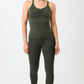 Best Shaped & Loved Leggings - Dark Olive - Mandala