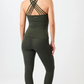 Best Shaped & Loved Leggings - Dark Olive - Mandala