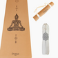 "Neutrale" Yogamatte aus Kork und Gummi