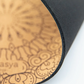 Mini Studio Yoga Mat for Knees: Gray + Strap