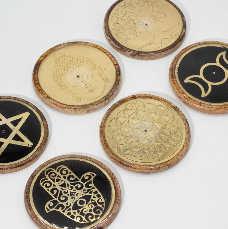 Porte encens - Fleurs de vie - Bouddha