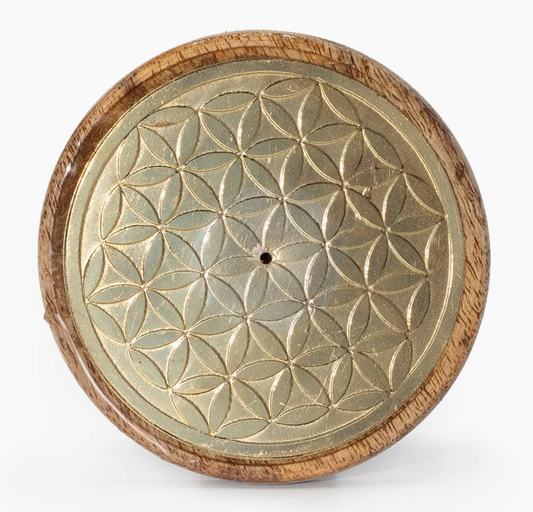 Porte encens - Fleurs de vie - Bouddha