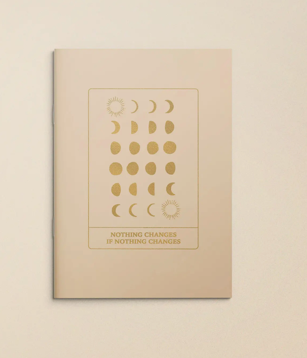 Yoga Journal - Notebook - diver design & affirmation