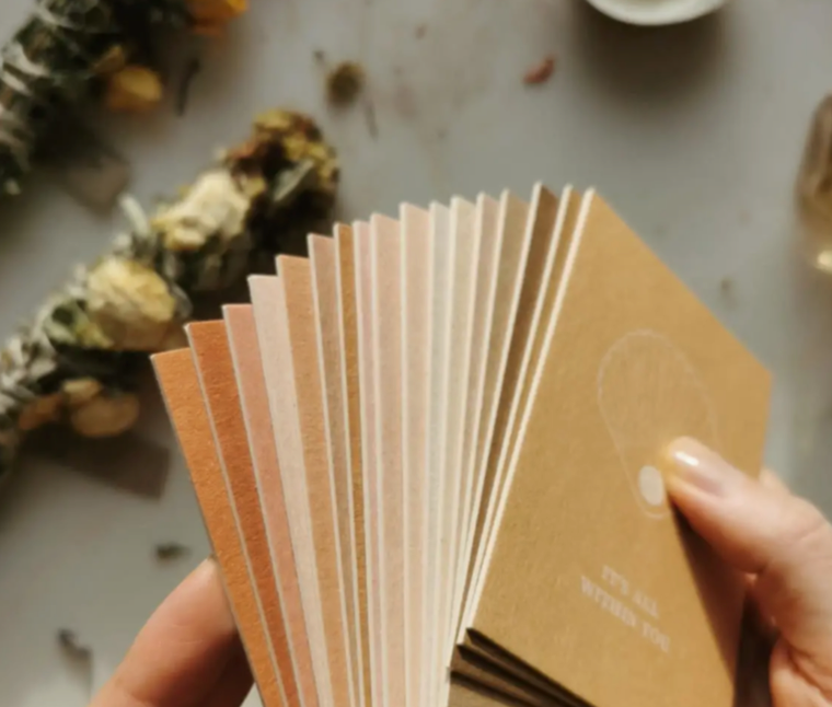 Jeux de carte artisanale - Oracle - "cosmic affirmations"