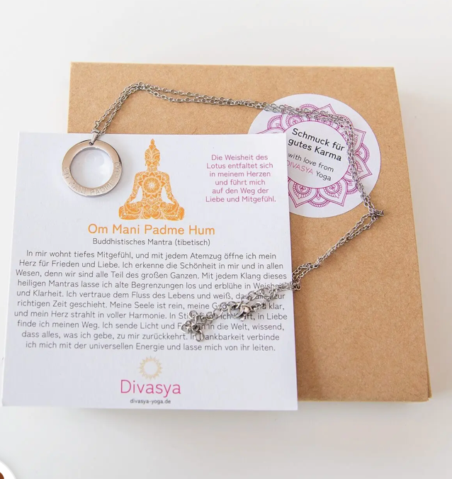 Collier Mantra "Om Mani Padme OM"