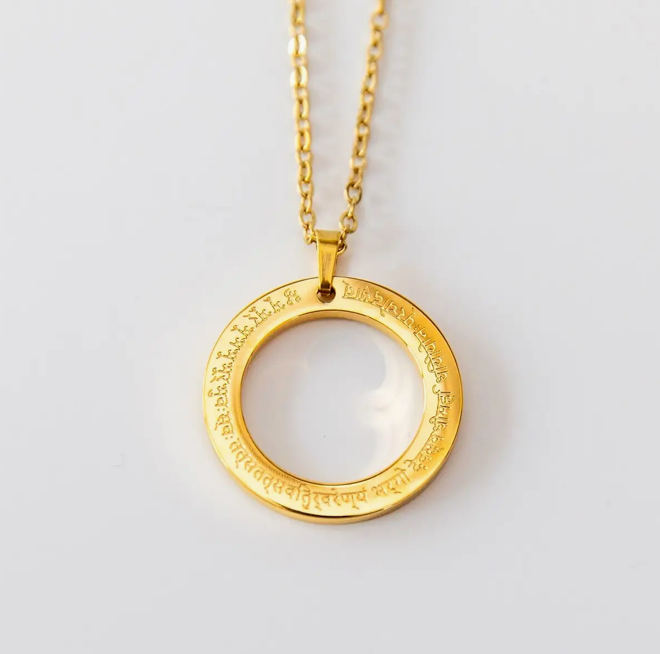 Collier "Gayatri Mantra"