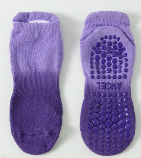 Chaussettes antidérapantes  – Yoga & Pilates - purple
